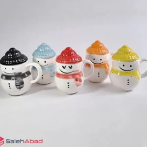 فروش عمده ماگ سرامیکی طرح آدم برفی