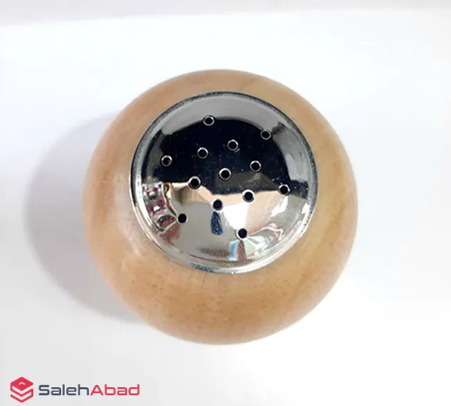فروش عمده نمک پاش چوبی گرد