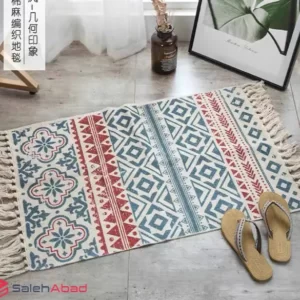 فروش عمده پادری مستطیل گلیمی طرح دار