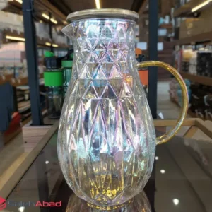 فروش عمده پارچ پیرکس هفت رنگ درب استیل