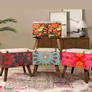 فروش عمده پاف صندوق دار طرح سنتی