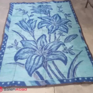 فروش عمده پتو پشمی طرح گلدار مدل مینک