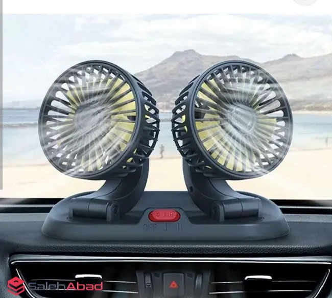 فروش عمده پنکه رومیزی خودرو دوقلو