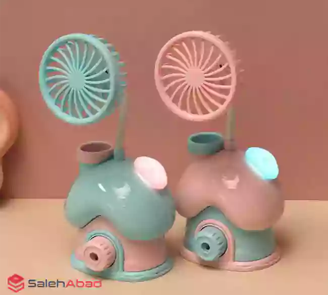 فروش عمده پنکه کوچک فانتزی جامدادی دار