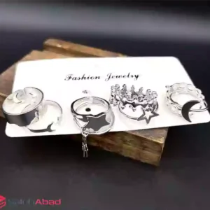 فروش عمده ست انگشتر و بند انگشتی استیل
