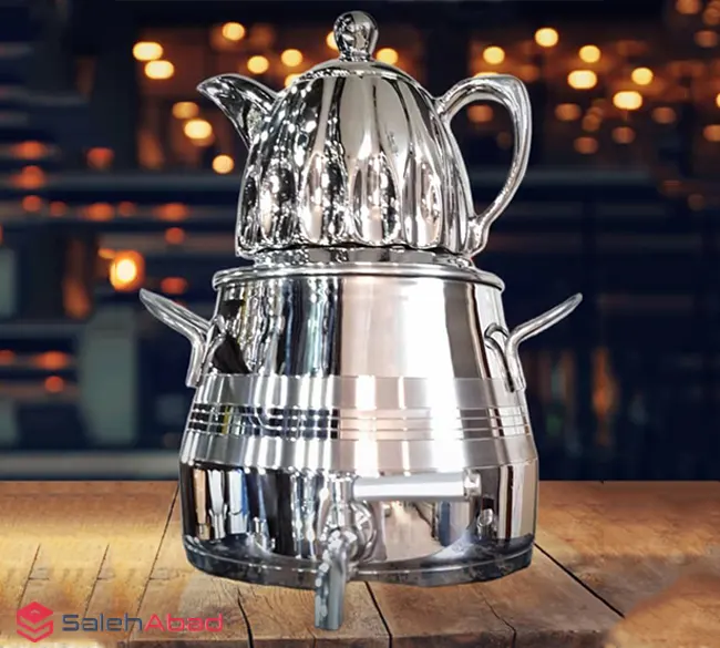 فروش عمده ست کتری قوری کف چدن راسل