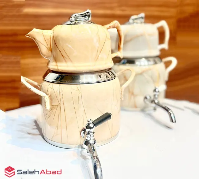 فروش عمده قوری کتری شیردار طرح سنگی