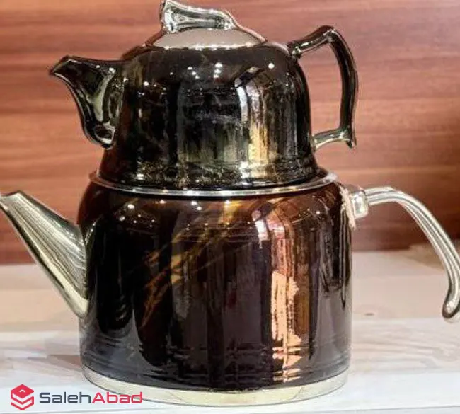 فروش عمده ست کتری قوری کف چدن لوله ای