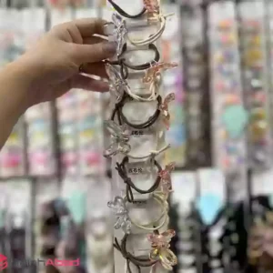 فروش عمده کش مو قیطانی طرح پروانه