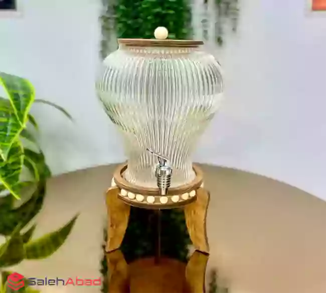 فروش عمده کلمن آب پایه چوبی مهره دار