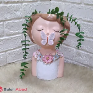 فروش عمده گلدان طرح نیم تنه دختر