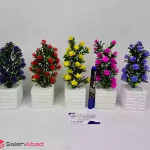 فروش عمده گلدان گل مصنوعی رزماری 20 گل
