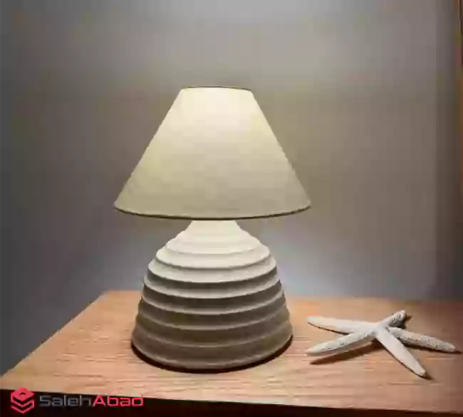 فروش عمده آباژور پایه سفالی مینیمال