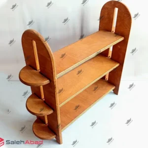 فروش عمده استند چوبی رومیزی سه طبقه
