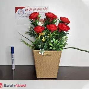 فروش عمده باکس گل پیونی مصنوعی 9 گل