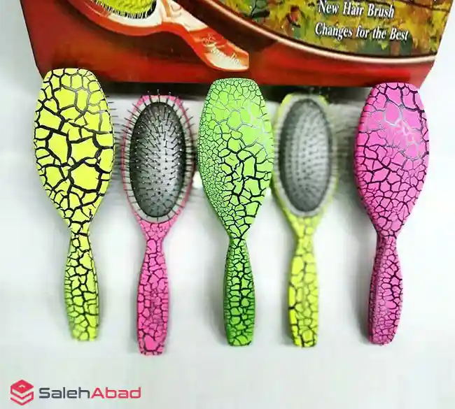فروش عمده برس مو رنگی طرح ترک