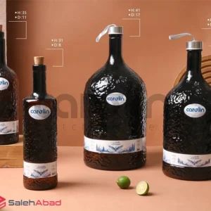 فروش عمده بطری آبغوره شیشه ای دونا CAROLIN