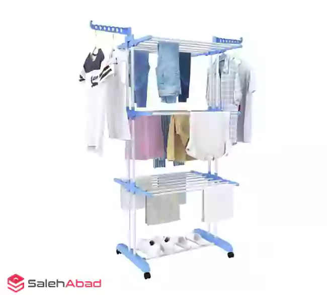 فروش عمده بند رخت استیل 4 طبقه کاملینا