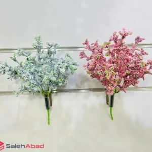 فروش عمده بوته گل مصنوعی پفکی 5 شاخه