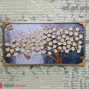 فروش عمده تابلو برجسته طرح درخت شکوفه
