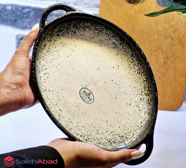 فروش عمده تابه گریل بیضی مدل ملورین