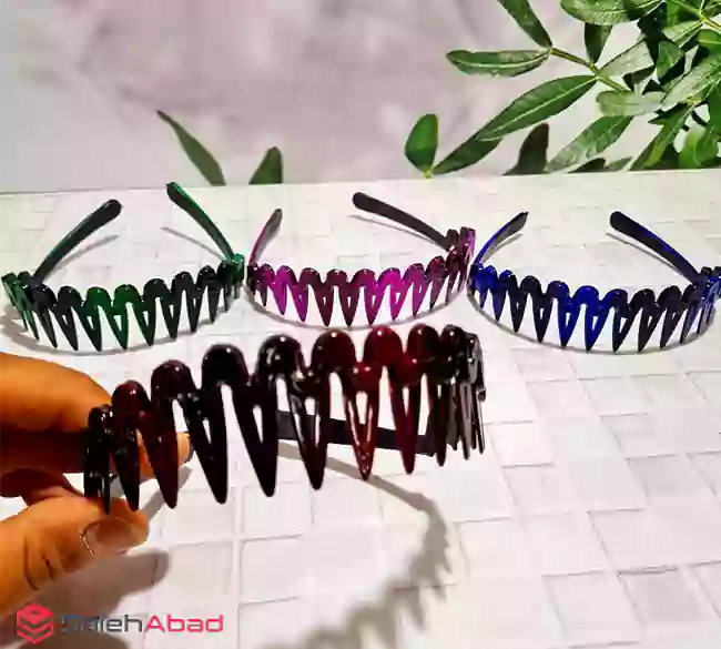 فروش عمده تل سر دندانه دار رنگی