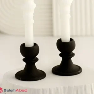 فروش عمده جاشمعی قلمی سنگی مشکی