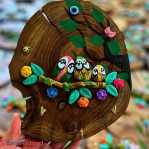فروش عمده جاکلیدی دیواری خانواده جغد