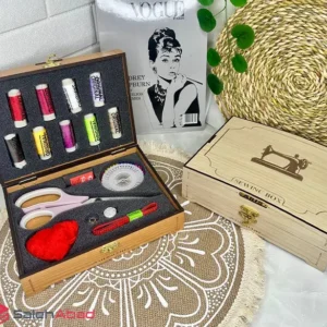 فروش عمده جعبه خیاطی چوبی مدل پلاس