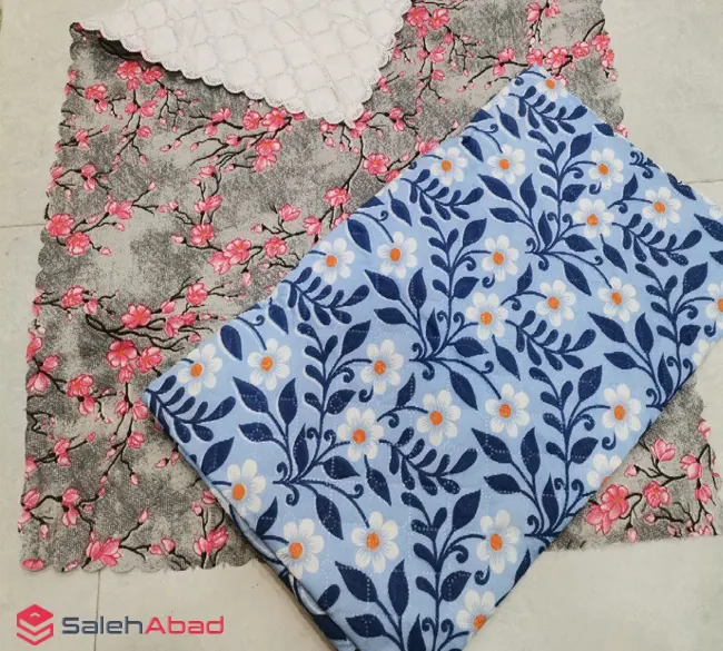 فروش عمده دستمال نمگیر گلدار دو لایه