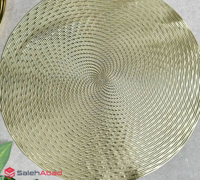 فروش عمده زیر بشقابی گرد PVC