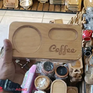 فروش عمده زیر لیوانی چوبی طرح COFFEE