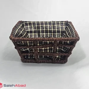 فروش عمده سبد سبزی مربع طرح بافت