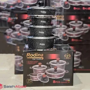 فروش عمده ست قابلمه 8 پارچه رودینا دورو
