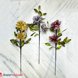 فروش عمده شاخه گل رز فومی 2 گل