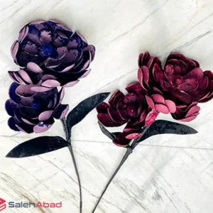 فروش عمده شاخه گل فومی رنگی دو گل