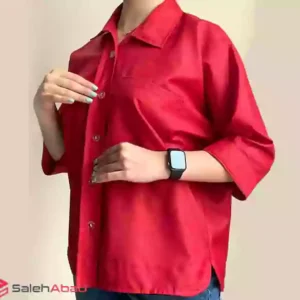 فروش عمده شومیز باکسی دخترانه رنگی