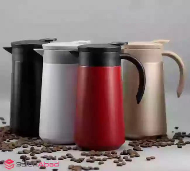 فروش عمده فلاسک استیل دسته دار 800 میل