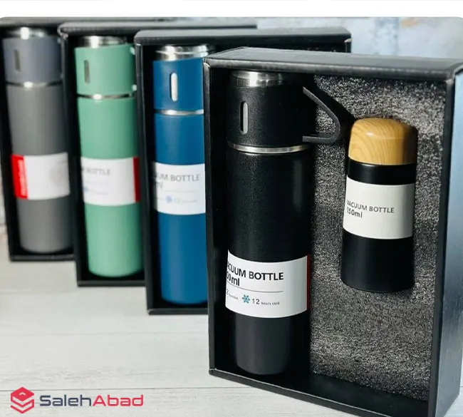 فروش عمده فلاسک دوقلو کاپ دار VACUUM BOTTLE