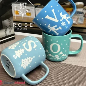 فروش عمده ماگ سرامیکی رنگی طرح برفی