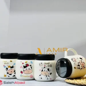 فروش عمده ماگ درب آینه ای سرامیکی گاو