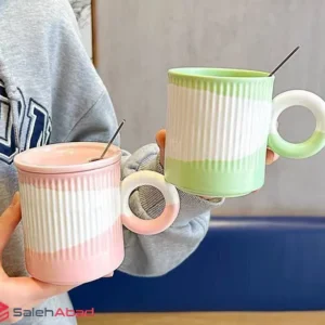 فروش عمده ماگ سرامیکی دسته حلقه ای