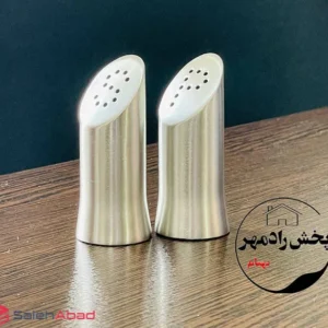 فروش عمده نمک و فلفل پاش استیل سر کج