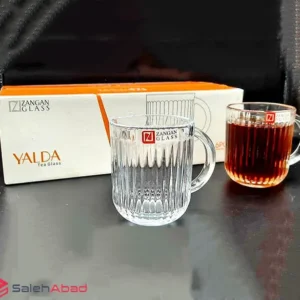 فروش عمده نیم لیوان بلور زنگان گلس یلدا