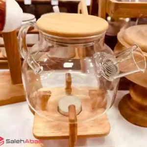 فروش عمده پایه وارمر قوری چوبی مربعی