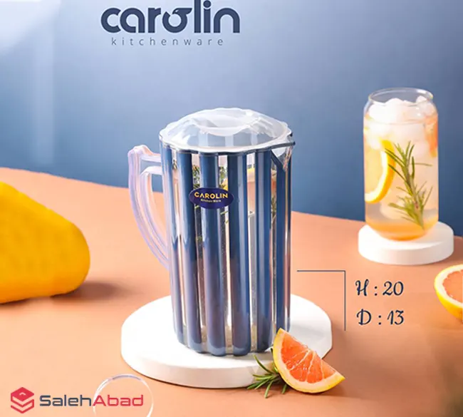 فروش عمده پارچ آب درب دار کارولین زبرا
