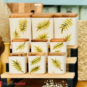 فروش عمده ست پاسماوری طرح برگ 10 پارچه