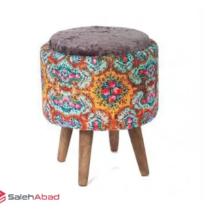 فروش عمده پاف مراکشی چوبی چهار پایه