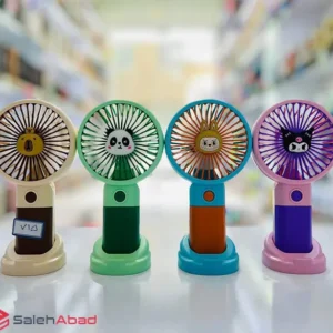 فروش عمده پنکه رومیزی شارژی طرح فانتزی