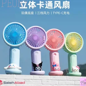 فروش عمده پنکه رومیزی شارژی طرح کرومی
